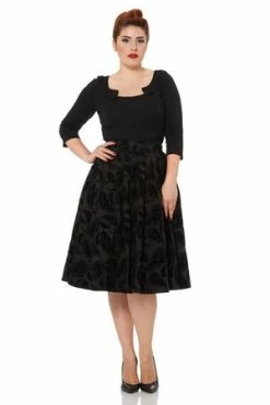 Voodoo Vixen Andrea Rockabilly Skirt -Burleska shop andrea rockabilly skirt voodoo vixen 4 300x
