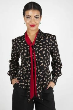 Voodoo Vixen Arya Fox Print Shirt