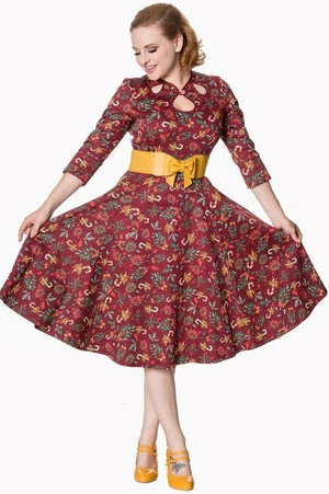 Banned Autumn Leaves Dress 5 Banned Autumn Leaves Dress - Image 3