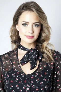 Voodoo Vixen Bella Black Cherry Print Top -Burleska shop bella black cherry print top voodoo vixen 3 300x