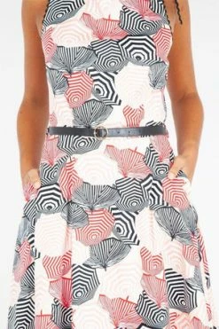 Voodoo Vixen Bettie Parasole Print Dress -Burleska shop bettie parasole print dress voodoo vixen 4 300x