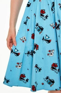 Voodoo Vixen Betty Kitchen Kitty Print Shirt Dress 11 Voodoo Vixen Betty Kitchen Kitty Print Shirt Dress -Burleska shop betty kitchen kitty print shirt dress voodoo vixen 5 300x