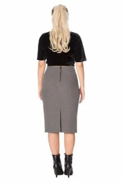 Banned Betty Tie Front Pencil Skirt -Burleska shop betty tie front pencil skirt banned 4 300x