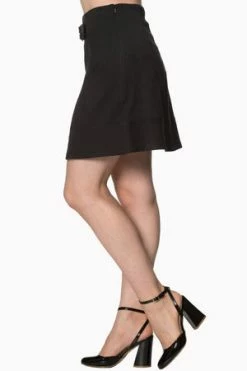 Banned Black Mini Skirt - 2168 -Burleska shop black mini skirt 2168 banned 3 300x