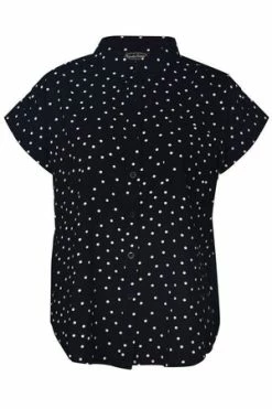 Voodoo Vixen Brie Brie Polka Dot Shirt -Burleska shop brie brie polka dot shirt voodoo vixen 5 300x