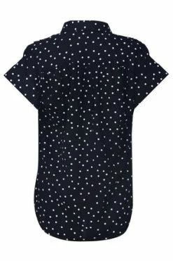 Voodoo Vixen Brie Brie Polka Dot Shirt -Burleska shop brie brie polka dot shirt voodoo vixen 6 300x