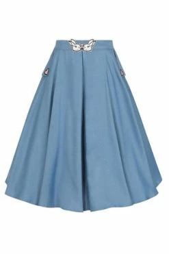 Banned Bunny Hop Knit Flare Skirt -Burleska shop bunny hop knit flare skirt banned 4 300x