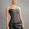 Burleska C-Lock Overbust Steampunk Corset In Matte Vinyl