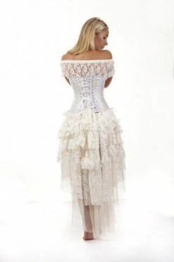 Burleska Candy Underbust Burlesque Corset In King Brocade -Burleska shop candy underbust burlesque corset in king brocade burleska 4 300x