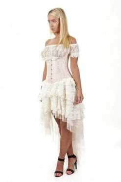 Burleska Candy Underbust Burlesque Corset In King Brocade -Burleska shop candy underbust burlesque corset in king brocade burleska 5 300x