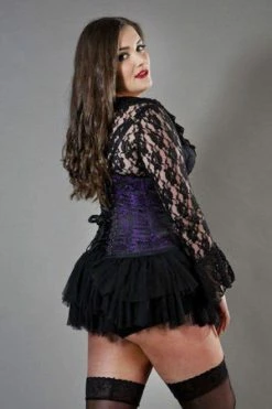 Burleska Candy Underbust Plus Size Steel Boned Waist Training Corset In Brocade -Burleska shop candy underbust plus size steel boned waist training corset in brocade burleska 6 300x