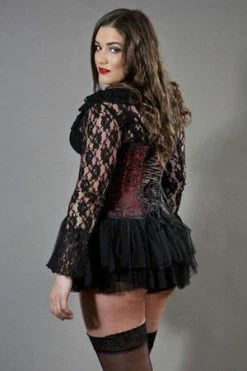 Burleska Candy Underbust Plus Size Steel Boned Waist Training Corset In Brocade -Burleska shop candy underbust plus size steel boned waist training corset in brocade burleska 8 300x