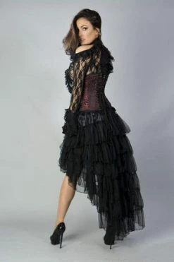 Burleska Candy Underbust Steel Boned Waist Training Corset In Brocade -Burleska shop candy underbust steel boned waist training corset in brocade burleska 10 300x