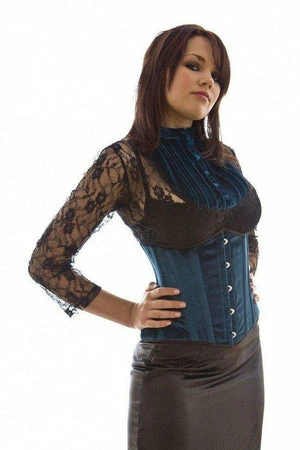 Burleska Candy Underbust Waist Training Corset In Velvet 8 Burleska Candy Underbust Waist Training Corset In Velvet - Image 7