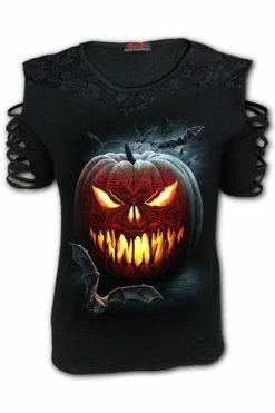 Spiral Carving Death - Lace Shoulder Strap Sleeve