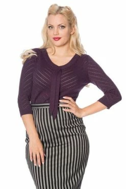 Banned Charlie Chevron Top -Burleska shop charlie chevron top banned 3 300x