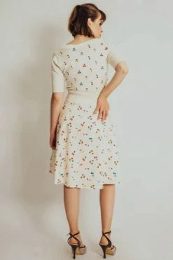 Voodoo Vixen Charlie Knee Length Skirt -Burleska shop charlie knee length skirt voodoo vixen 2 300x