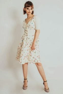 Voodoo Vixen Charlie Knee Length Skirt -Burleska shop charlie knee length skirt voodoo vixen 3 300x