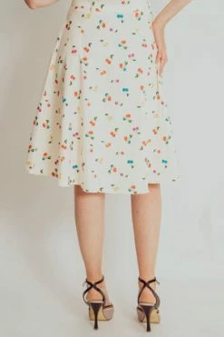 Voodoo Vixen Charlie Knee Length Skirt -Burleska shop charlie knee length skirt voodoo vixen 4 300x