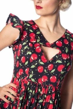 Banned Cherry Soda Peekaboo Dress -Burleska shop cherry soda peekaboo dress banned 3 300x