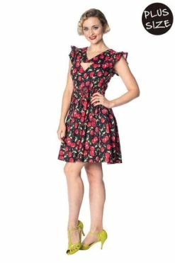 Banned Cherry Soda Peekaboo Dress -Burleska shop cherry soda peekaboo dress banned 4 300x