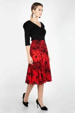 Voodoo Vixen Chloe Rose Skirt 14 Voodoo Vixen Chloe Rose Skirt -Burleska shop chloe rose skirt voodoo vixen 3 300x