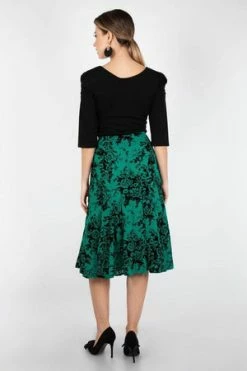 Voodoo Vixen Chloe Rose Skirt 18 Voodoo Vixen Chloe Rose Skirt -Burleska shop chloe rose skirt voodoo vixen 7 300x