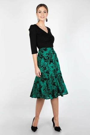 Voodoo Vixen Chloe Rose Skirt 10 Voodoo Vixen Chloe Rose Skirt - Image 8