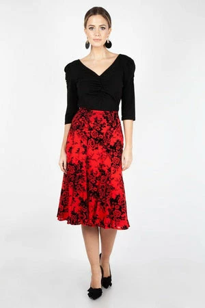 Voodoo Vixen Chloe Rose Skirt 3 Voodoo Vixen Chloe Rose Skirt
