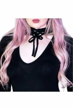 Dr Faust Choker Bodycon Black Mini Dress - Darcey -Burleska shop choker bodycon black mini dress darcey dr faust 3 300x