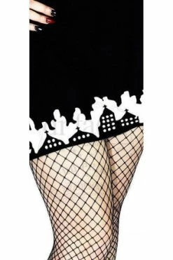 Dr Faust Church Burning Black Mini Dress - Shiloh -Burleska shop church burning black mini dress shiloh dr faust 4 300x