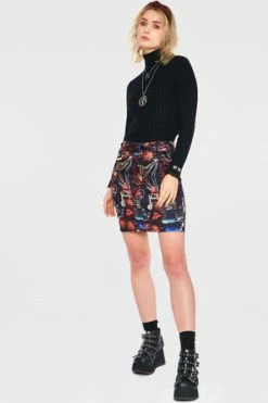 Jawbreaker City Lights Of Paradise Skirt -Burleska shop city lights of paradise skirt jawbreaker 5 300x