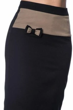 Banned Colour Block Skirt -Burleska shop colour block skirt banned 3 300x