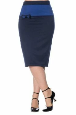 Banned Colour Block Skirt -Burleska shop colour block skirt banned 5 300x