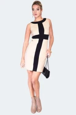 Voodoo Vixen Constrast Stripe Shift Dress -Burleska shop constrast stripe shift dress dra 9504 01.1352 17851b76 52c0 45c7 9bee fb54fe382eee 300x