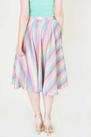 Voodoo Vixen Courtney Gingham Skirt With Pockets 4 Voodoo Vixen Courtney Gingham Skirt With Pockets - Image 2