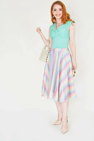 Voodoo Vixen Courtney Gingham Skirt With Pockets 3 Voodoo Vixen Courtney Gingham Skirt With Pockets