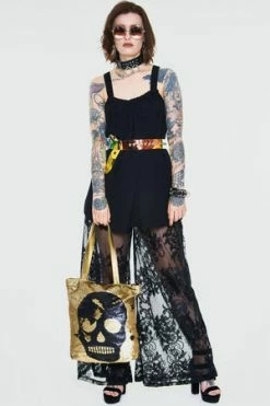 Jawbreaker Crepe Fashion Top -Burleska shop crepe fashion top jawbreaker 4 300x