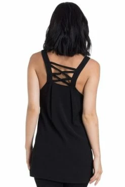 Jawbreaker Crepe Fashion Top -Burleska shop crepe fashion top jawbreaker 7 300x