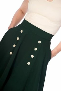 Banned Cute As A Button Skirt -Burleska shop cute as a button skirt banned 10 300x