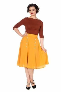 Banned Cute As A Button Skirt -Burleska shop cute as a button skirt banned 11 300x