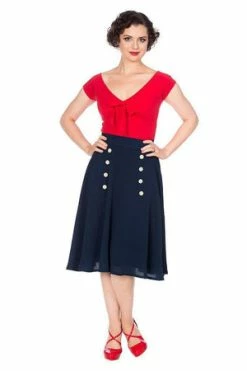 Banned Cute As A Button Skirt -Burleska shop cute as a button skirt banned 14 300x