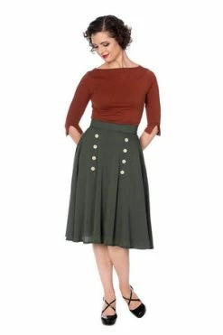 Banned Cute As A Button Skirt -Burleska shop cute as a button skirt banned 19 300x