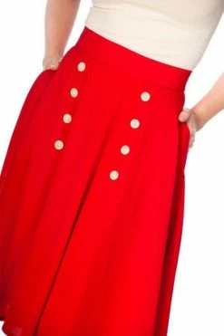 Banned Cute As A Button Skirt -Burleska shop cute as a button skirt banned 28 300x