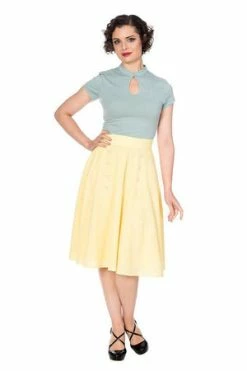 Banned Cute As A Button Skirt -Burleska shop cute as a button skirt banned 29 300x
