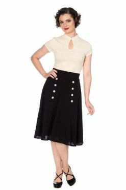 Banned Cute As A Button Skirt -Burleska shop cute as a button skirt banned 3 300x