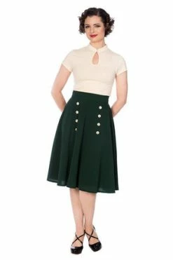 Banned Cute As A Button Skirt -Burleska shop cute as a button skirt banned 6 300x