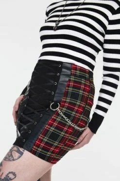 Jawbreaker Disgraced Tartan Tube Skirt 11 Jawbreaker Disgraced Tartan Tube Skirt -Burleska shop disgraced tartan tube skirt ska 3736 04.991 300x