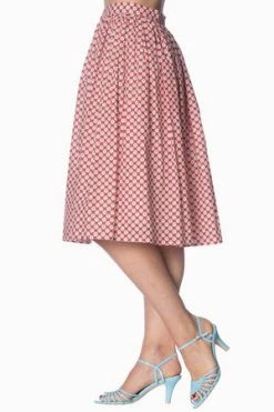 Banned Ditsy Daisy 50s Skirt -Burleska shop ditsy daisy 50s skirt banned 3 300x