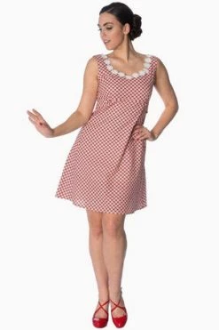Banned Ditsy Daisy 60s Dress -Burleska shop ditsy daisy 60s dress banned 3 300x